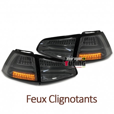 FEUX FUMES PACK SPORT DOUBLES BANDES VW VOLKSWAGEN GOLF 7 2012-2017 (05466)