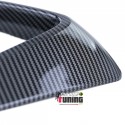 CADRES GRILLES ENJOLIVEURS ANTI BROUILLARD STYLE GTI CARBONE VW GOLF 7 PH1 (05538)