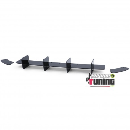 DIFFUSEUR ARRIERE SPORT NOIR BRILLANT POUR PARE CHOCS GTI  & GTD VW GOLF 7 (05539)