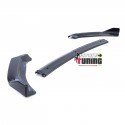 SPOILER AVANT SPORT NOIR BRILLANT POUR PARE CHOCS VW POLO 6 2G 2017-2021 (05556)