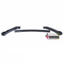 SPOILER AVANT SPORT NOIR BRILLANT POUR PARE CHOCS VW POLO 6 2G 2017-2021 (05556)