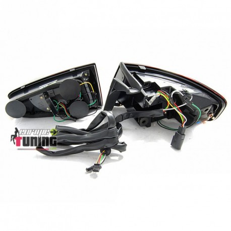 FEUX ROUGES NOIRS LED SEQUENTIELS DYNAMIQUES AUDI A4 B8 BERLINE PH2 A LED DE SERIE (05594)