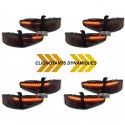FEUX ROUGES NOIRS LED SEQUENTIELS DYNAMIQUES AUDI A4 B8 BERLINE PH2 A LED DE SERIE (05594)