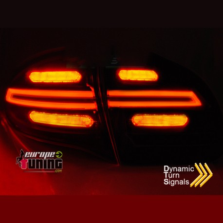 FEUX ROUGES NOIRS CLIGNOTANTS LED DYNAMIQUES PORSCHE CAYENNE II PH1 2010-2015 (05592)