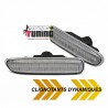 2 REPETITEURS CHROME - CLIGNOTANTS SEQUENTIELS LED DYNAMIQUE BMW SERIE 3 E46 PH1 (05615)