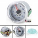 MANOMETRE 52mm PRESSION TURBO SILVER (02728)