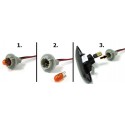 REPETITEURS NOIRS CLIGNOTANTS AILES LEDS DYNAMIQUES MINI COUNTRYMAN II F60 2016- (05620)