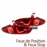 FEUX ROUGES CLAIRS LED TUBES CELIS SEAT LEON II 1P 2009-2012 PH2 (05667)