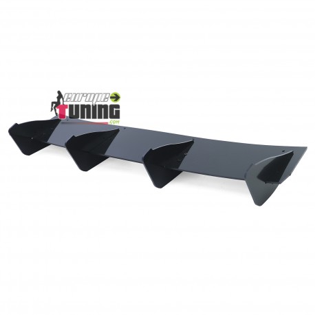DIFFUSEUR ARRIERE SPORT NOIR BRILLANT POUR SEAT LEON 3 CUPRA 2012-2016  (05672)