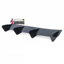 DIFFUSEUR ARRIERE SPORT NOIR BRILLANT POUR SEAT LEON 3 CUPRA 2012-2016  (05672)