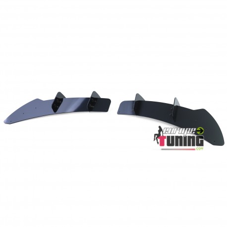 DIFFUSEUR ARRIERE SPORT NOIR BRILLANT POUR PARE CHOCS R20 VW GOLF 6 (05673)