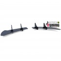 DIFFUSEUR ARRIERE SPORT NOIR BRILLANT POUR PARE CHOCS R20 VW GOLF 6 (05673)