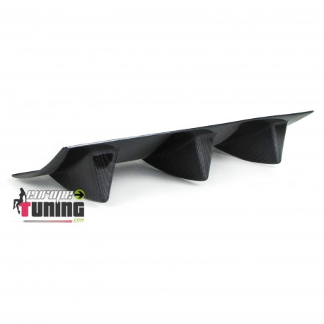 DIFFUSEUR SPORT CARBONE UNIVERSEL A 6 AILERONS POUR PARE-CHOCS ARRIERE (05674)