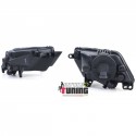 2 FEUX DE BROUILLARD AVANTS NOIRS SEAT LEON 5F IBIZA 5 TOLEDON 4 (05675)