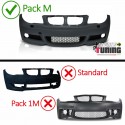LAME BECQUET SPOILER NOIR BRILLANT BMW SERIE 1 E81 E82 E87 E88 LCI PACK M (05689)