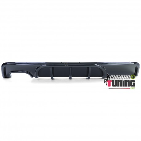 DIFFUSEUR ARRIERE SPORT NOIR BRILLANT BMW SERIE 1 E82 E88 PH2 PACK M 07-13 (05693)