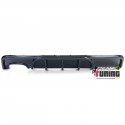 DIFFUSEUR ARRIERE SPORT NOIR BRILLANT BMW SERIE 1 E82 E88 PH2 PACK M 07-13 (05693)