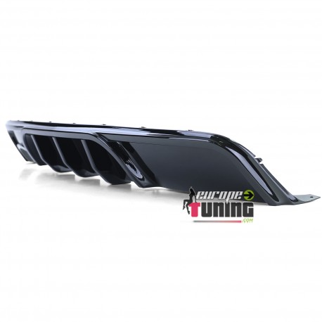 DIFFUSEUR ARRIERE SPORT NOIR BRILLANT BMW SERIE 1 E82 E88 PH2 PACK M 07-13 (05693)