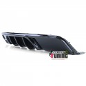 DIFFUSEUR ARRIERE SPORT NOIR BRILLANT BMW SERIE 1 E82 E88 PH2 PACK M 07-13 (05693)