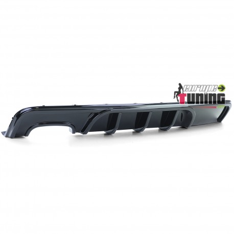 DIFFUSEUR ARRIERE SPORT NOIR BRILLANT BMW SERIE 1 E82 E88 PH2 PACK M 07-13 (05693)