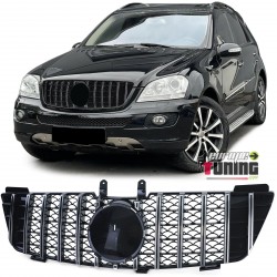 CALANDRE CHROME NOIRE GRILLE PANAMERICANA LIGNE AMG GT-R MERCEDES ML W164 PH1 05-08 (05712)