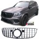 CALANDRE NOIRE ET CHROME LIGNE GT AMG POUR MERCEDES GLS X166 2016-2019 PH2 (05235)