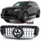 CALANDRE PANAMERICANA NOIRE CHROME LIGNE GT AMG POUR MERCEDES GLS X167 2019- (05721)