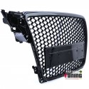 CALANDRE SPORT NOIRE GRILLE NID D ABEILLE LIGNE RS4 AUDI A4 B8 2007-2011 PH1 (05722)