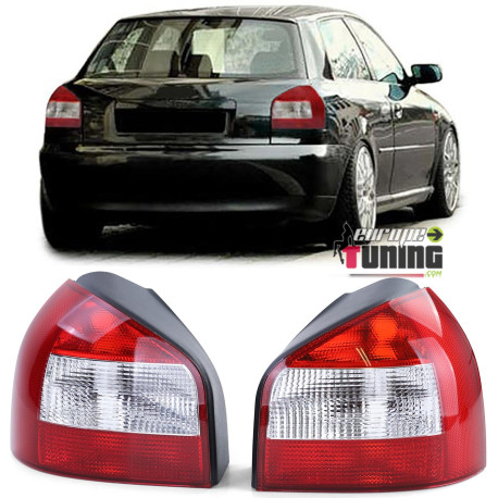 Spoiler Avant VARIO-X Pour Audi A3 8P (2005-2008) - 3 Pièces En Polyuréthane, Noir, Prêt à Peindre - Montage Vissé Facile