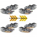 PHARES CHROME FEUX CLIGNOTANTS SEQUENTIELS VW POLO 6 AW 2G 2017-2021 (05751)