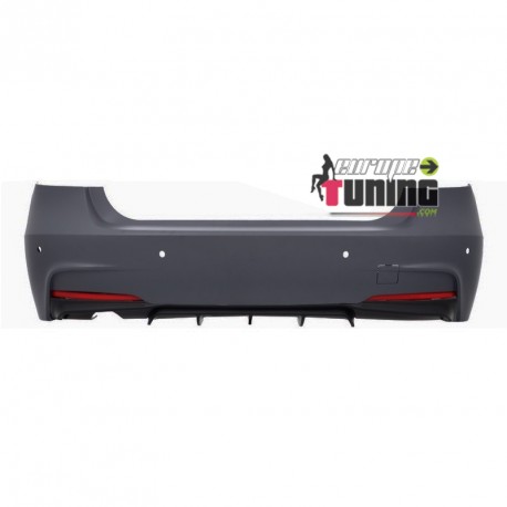 PARE CHOCS ARRIERE SPORT PACK M PERFORMANCE BMW SERIE 3 F30 BERLINE 2011-2019 (05753)