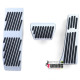 KIT PEDALES SPORT EN ALUMINIUM POUR BMW SERIE 3 E90 E91 E92 E93 - BOITE AUTOMATIQUE (13791)