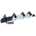 DIFFUSEUR ARRIERE SPORT NOIR BRILLANT POUR PARE CHOCS VW GOLF 8 R LINE (05774)