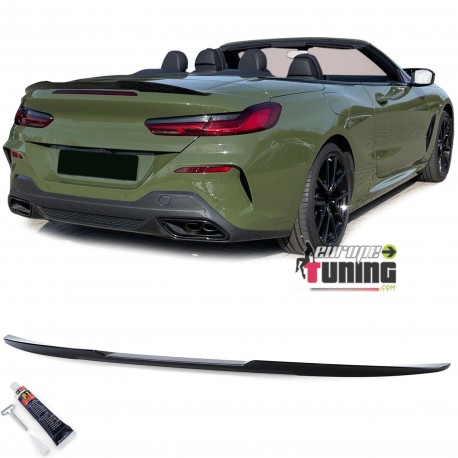 BECQUET SPOILER COFFRE SPORT PERFORMANCE NOIR BMW SERIE 8 G14 CABRIOLET (05782)