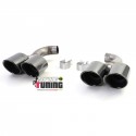 DIFFUSEUR SPORT PERFORMANCE AVEC 2 SORTIES NOIRES - BMW X4 G02 PACK M 2018-2021 (05783)
