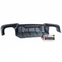 DIFFUSEUR SPORT DUPLEX HAUTE PERFORMANCE NOIR BMW SERIE 5 F10 F11 550i M550d (05786)