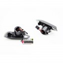 2 REPETITEURS NOIRS CLIGNOTANTS SEQUENTIELS LED DYNAMIQUE DACIA DUSTER SANDERO LOGAN (05794)
