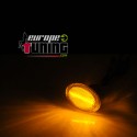 2 REPETITEURS CHROME CLIGNOTANTS LATERAUX LED FIAT 500 - FORD KA - LANCIA YPSILON (05796)
