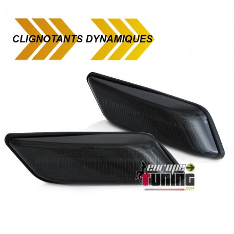 REPETITEURS CLIGNOTANTS NOIRS LED SEQUENTIELS BMW Z3 COUPE ROADSTER 1995-2003 (05804)