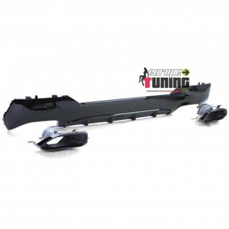 DIFFUSEUR SPORT STYLE M440 AVEC SORTIES NOIRES BMW SERIE 4 G22 G23 420 430 (05806)