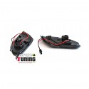 CLIGNOTANTS AVANTS NOIRS A LED JEEP WRANGLER JL 2018 - (05816)