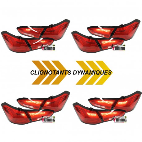 FEUX ROUGES ACLIGNOTANTS SEQUENTIELS LED DYNAMIQUES FORD FOCUS 4 HATCHBACK 2018-2021 (05832)