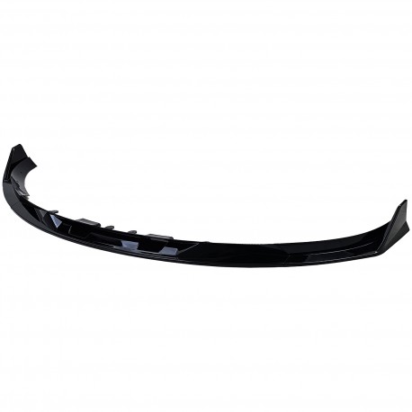 SPOILER AVANT LAME DE PARE CHOCS NOIR BRILLANT TESLA MODEL 3 (05836)