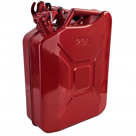 JERRICAN ESSANCE / DIESEL 20L ROUGE METAL ( 05854 )