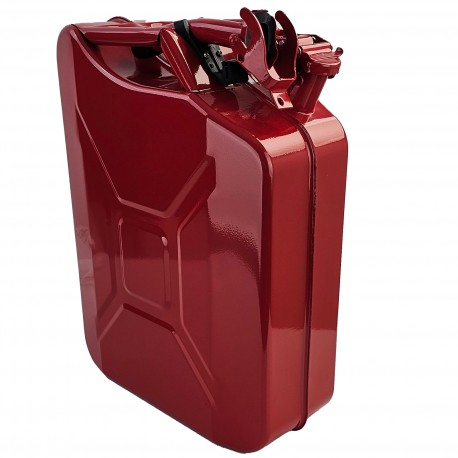 JERRICAN ESSANCE / DIESEL 20L ROUGE METAL ( 05854 )