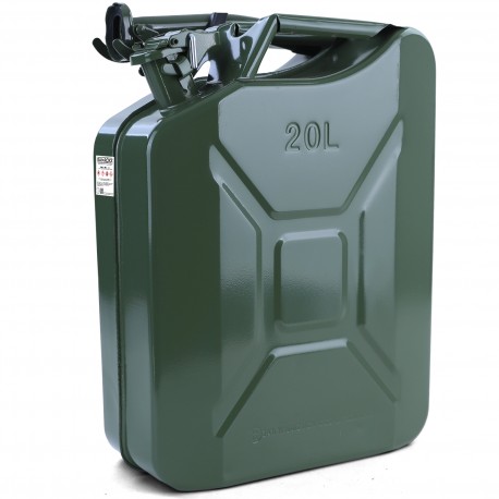 JERRICAN ESSENCE / DIESEL 20L ROUGE METAL ( 05855 )