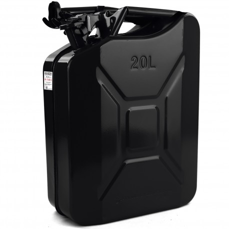 JERRICAN ESSENCE / DIESEL 20L NOIR METAL ( 05856 )