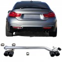 KIT CONVERSION 4 SORTIES ECHAPPEMENT DUPLEX BMW SERIE 4 F32 F33 F36