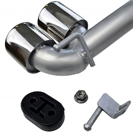 KIT CONVERSION 4 SORTIES ECHAPPEMENT CHROMEES DUPLEX BMW SERIE 4 F32 F33 F36 (05859)