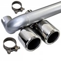 KIT CONVERSION 4 SORTIES ECHAPPEMENT CHROMEES DUPLEX BMW SERIE 4 F32 F33 F36 (05859)
